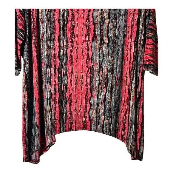 2012. CLARA SUN WOO SHORT SLEEVE ALINE BOTTOM HEM TOP SIZE MEDIUM MADE IN USA‎ - Picture 3 of 7